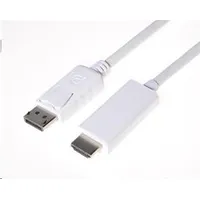 Premiumcord Kabel Displayport - Hdmi 2M biały Kportadk01-02