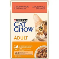 Purina Nestle Cat Chow Adult Gij Beef Eggplant Jelly - wet cat food 85 g Art607484