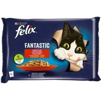 Purina Nestle Felix Fantastic rabbit, lamb - wet food for cats 340 g 4X 85 Art498674