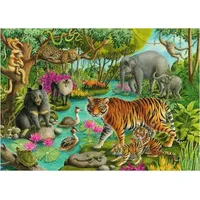 Ravensburger Puzzle 60El Animals of India. Zwierzęta z Indii 051632 Rap