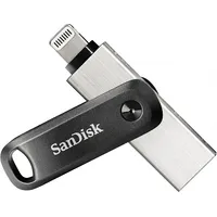Sandisk iXpand Usb flash drive 64 Gb Type-A / Lightning 3.2 Gen 2 3.1 Black, Silver Sdix60N-064G-Gn6Nn