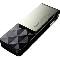 Silicon Power Blaze B30 Usb flash drive 256 Gb Type-A 3.2 Gen 1 3.1 Black, Silver Sp256Gbuf3B30V1K