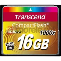 Transcend Karta 1000X Compact Flash 16 Gb  Ts16Gcf1000