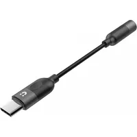 Unitek M1204A mobile phone cable Black 0.1 m Usb C 3.5Mm