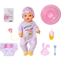 Zapf Baby born - Lalka interaktywna Mała dziewczynka Little Girl 36 cm 831960 835685