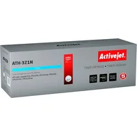 Activejet Ath-321N toner for Hp printer 128A Ce321A replacement Supreme 1300 pages cyan