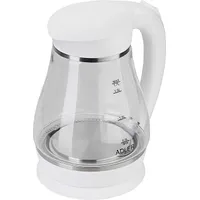 Adler Ad 1274 B electric kettle 1.7 L White,Transparent 2200 W