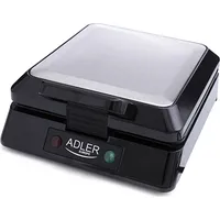 Adler Ad 3036 waffle iron 4 waffles Black,Grey 1500 W