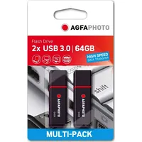 Agfaphoto Pendrive Usb 3.2 Gen 1 64Gb black Mp2 10571Mp2