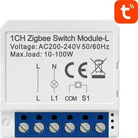 Avatto Inteligentny przełącznik dopuszkowy Zigbee Lzwsm16-W1 Bez Neutralnego Tuya