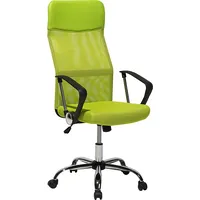 Beliani Krzesło biurowe Design Zielony 82038