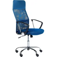 Beliani Krzesło biurowe regulowane niebieskie Design Lumarko 391749 Bel