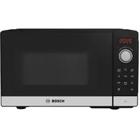 Bosch Serie 2 Ffl023Ms2 microwave Countertop Solo 20 L 800 W Black, Stainless steel