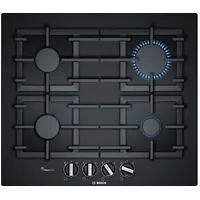 Bosch Serie 6 Ppp6A6B90 hob Black Built-In Gas 4 zones