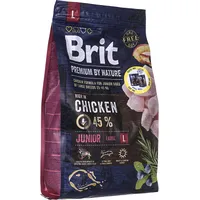 Brit Premium by Nature Junior L Puppy Chicken 3 kg Art281532