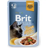 Brit Premium Cat Gravy Fillets With Tuna 85G Art498617