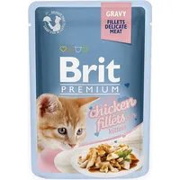 Brit Premium Kitten Chicken Fillets - wet cat food 85G Art578048