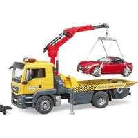 Bruder Man Tgs Pomoc drogowa z autem Roadster czerwonym i modułem 03750 Gxp-711186