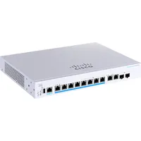 Cisco Cbs350 Managed L3 2.5G Ethernet 100/1000/2500 Power over Poe 1U Black, Grey Cbs350-8Mp-2X-Eu