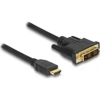 Delock 85583 video cable adapter 1.5 m Dvi-D Hdmi Type A Standard Black
