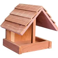 GardenFun Karmnik dla ptaków, z drewna cedrowego, 15,5X13,5X14,5Cm Gf-12904