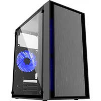 Gembird Ccc-Fornax-960B midi-tower Atx case Fornax 960B - 3X blue Led fan, 2X Usb 3.0, acrylic side panel, black