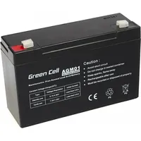 Green Cell Agm Battery 6V 12Ah - Batterie 12.000 mAh Sealed Lead Acid Vrla Agm01