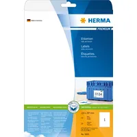 Herma Etykiety Premium A4, białe, papier matowy, 25 szt. 5065