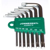 Jonnesway Zestaw kluczy trzpieniowych torx typ L T10-T40 7Szt. H08M07S