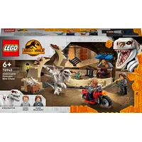 Lego Jurassic World Atrociraptor pościg na motocyklu 76945