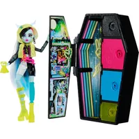 Mattel Monster High Frankie Stein Straszysekrety Seria 3 Neonowa Zestaw z lalką Hnf79