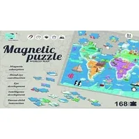 Mega Creative Gra Eduk Magn Puzzle Mapa Swiat 30X23X6 Pud 9/18 8526-8