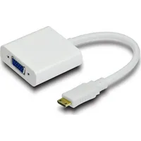 Microconnect Adapter Av Hdmi Mini  - D-Sub Vga biały Hdmivga