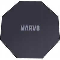 Mw Fotel Dla gracza, mata pod fotel, Marvo, Gm02, 1100 x 2 mm, czarna, antypoślizgowa Gm02Bk