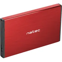 Natec Hdd Enclosure Rhino Go Usb 3.0, 2.5, Red Nkz-1279