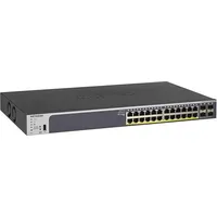 Netgear Gs728Tp Managed L2/L3/L4 Gigabit Ethernet 10/100/1000 Power over Poe 1U Black Gs728Tp-200Eus