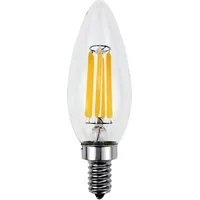 Omega Led Bulb Filament Candle E14, 4W, 2800K Omele14Fc-4W