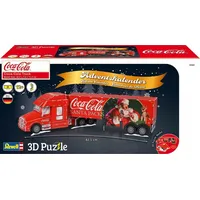 Revell 3D Puzzle Advent Calendar Coca-Cola Truck Red/Multicolored 01041