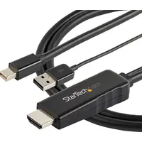 Startech Kabel Startech.com 2M langes Hdmi auf Mini Displayport - 4K 30 Stromversorgung ber Usb Mac und Windows Aktiver Adapter Hd2Mdpmm2M