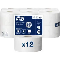 Tork - Papier toaletowy w roli mini Jumbo, biały Advanced 120280