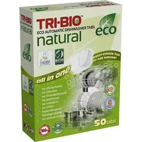 Tri-Bio , Ekologiczne Tabletki do Zmywarki All in One, 50 szt. Trb04376