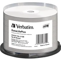 Verbatim Dvd-R 4.7 Gb 16X Spindle 50 szt. 43755
