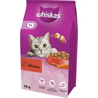 Whiskas Adult Sucha karma dla dorosłego kota z wołowiną 14Kg 5900951014345