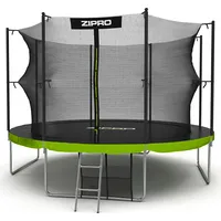 Zipro Trampolina ogrodowa Jump Pro z siatką wewnętrzną 12Ft 374Cm  torba na buty Gratis 5902659840684