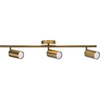 Activejet Spectra triple gold ceiling wall lamp strip spotlight Gu10 for living room Aje-Spectra 3P