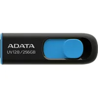 Adata Pendrive Memory Drive Flash Usb3 256Gb/Blk/Blue Auv128-256G-Rbe Art593577
