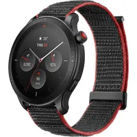 Amazfit Smartwatch Gtr 4 Czarno-Czerwony  W2166Eu2N
