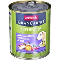 Animonda Grancarno Superfoods flavor lamb, amaranth, cranberry, salmon oil - 800G can Art612637