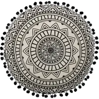 Atmosphera Okrągła poduszka dekoracyjna Delhi Boho 40 cm 163950