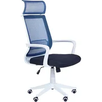 Beliani Krzesło biurowe regulowane niebieskie Leader Lumarko 391861 Bel